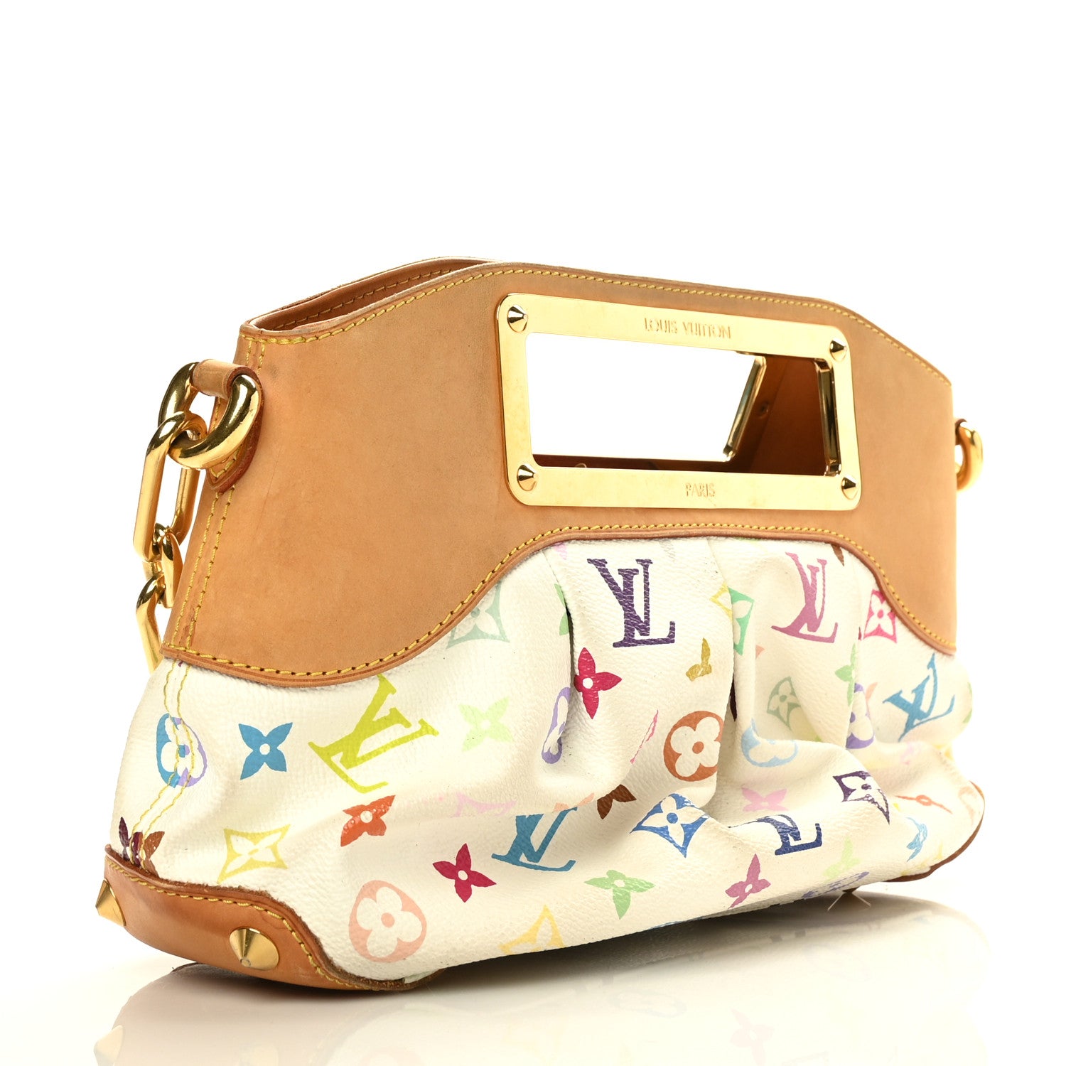 Louis Vuitton Monogram Multicolor Judy PM White 3 of 6