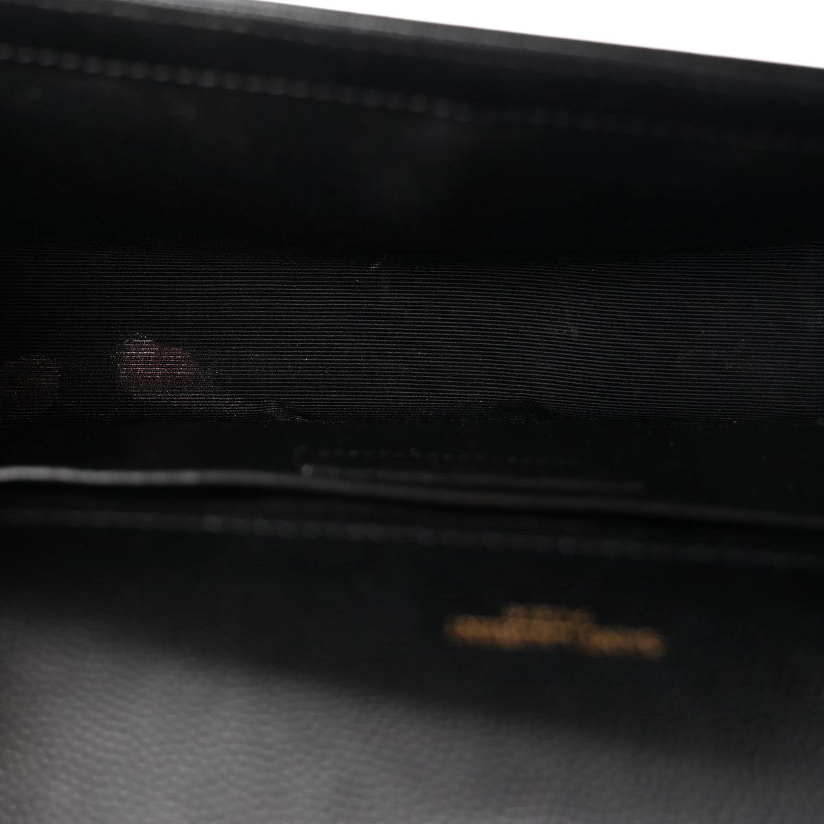 Saint Laurent Grain De Poudre Small Classic Monogram Kate Satchel Black 5 of 11