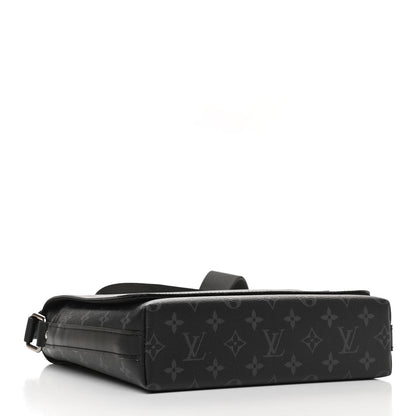 Louis Vuitton Monogram Eclipse District PM Black 4 of 9