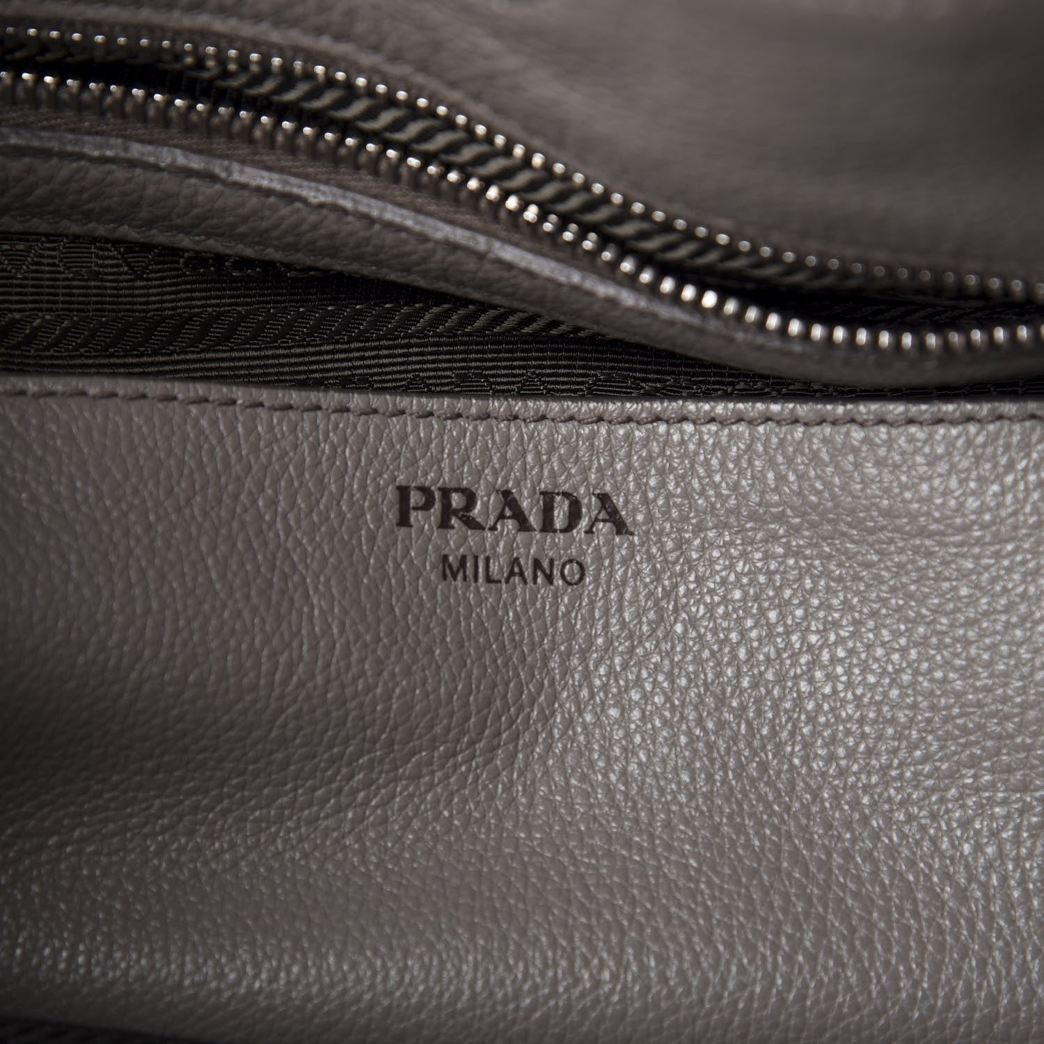 Prada Vitello Daino Shoulder Bag Argilla 9 of 10