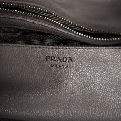 Prada Vitello Daino Shoulder Bag Argilla 9 of 10