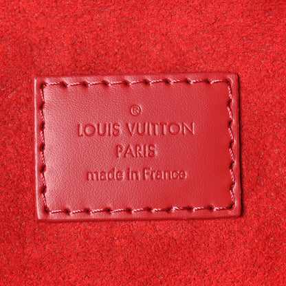 Louis Vuitton Damier Ebene Caissa Hobo Cherry 6 of 10