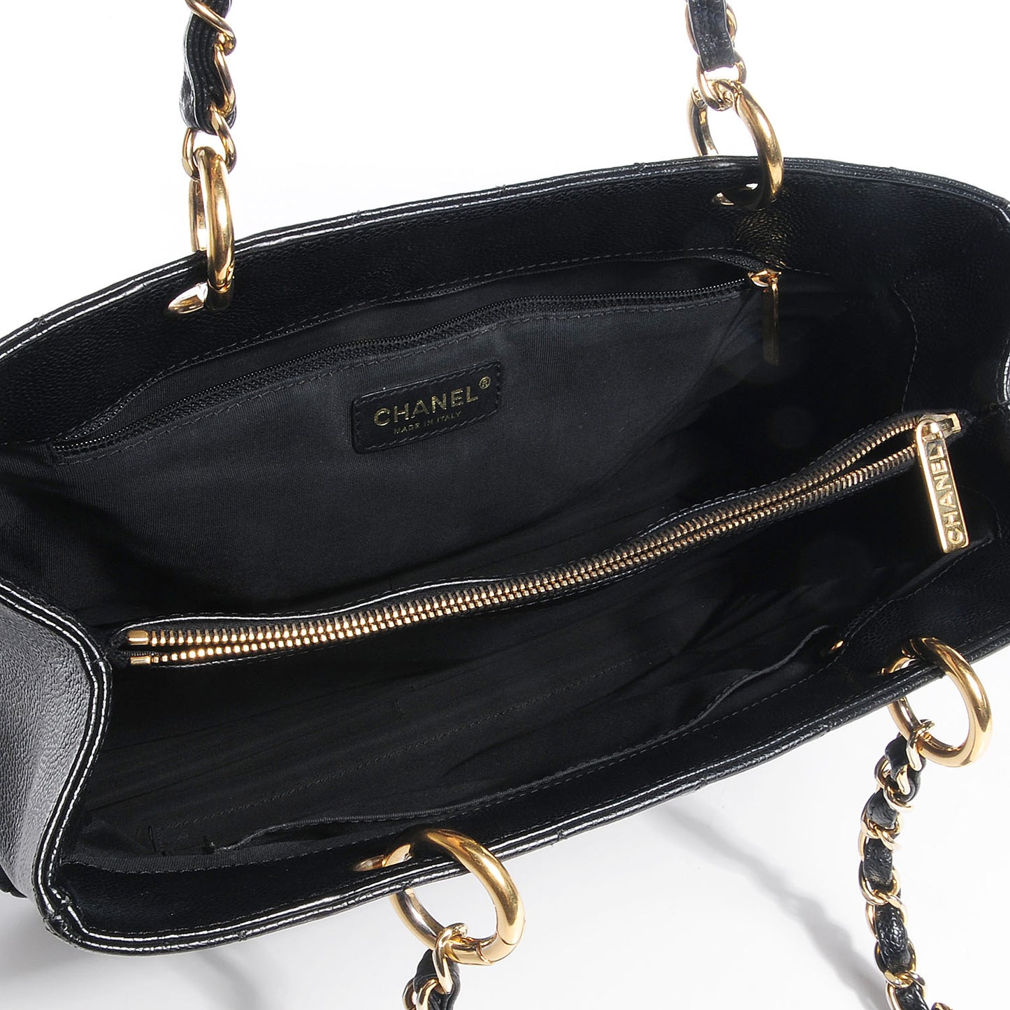 Caviar Grand Shopping Tote GST Black