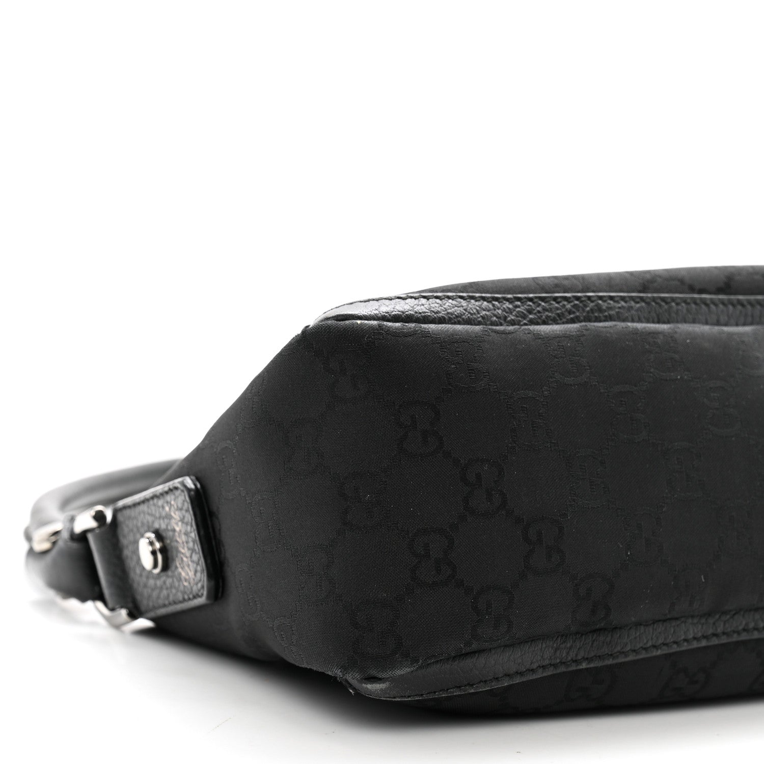 Gucci Monogram D Ring Abbey Pochette Black 9 of 12
