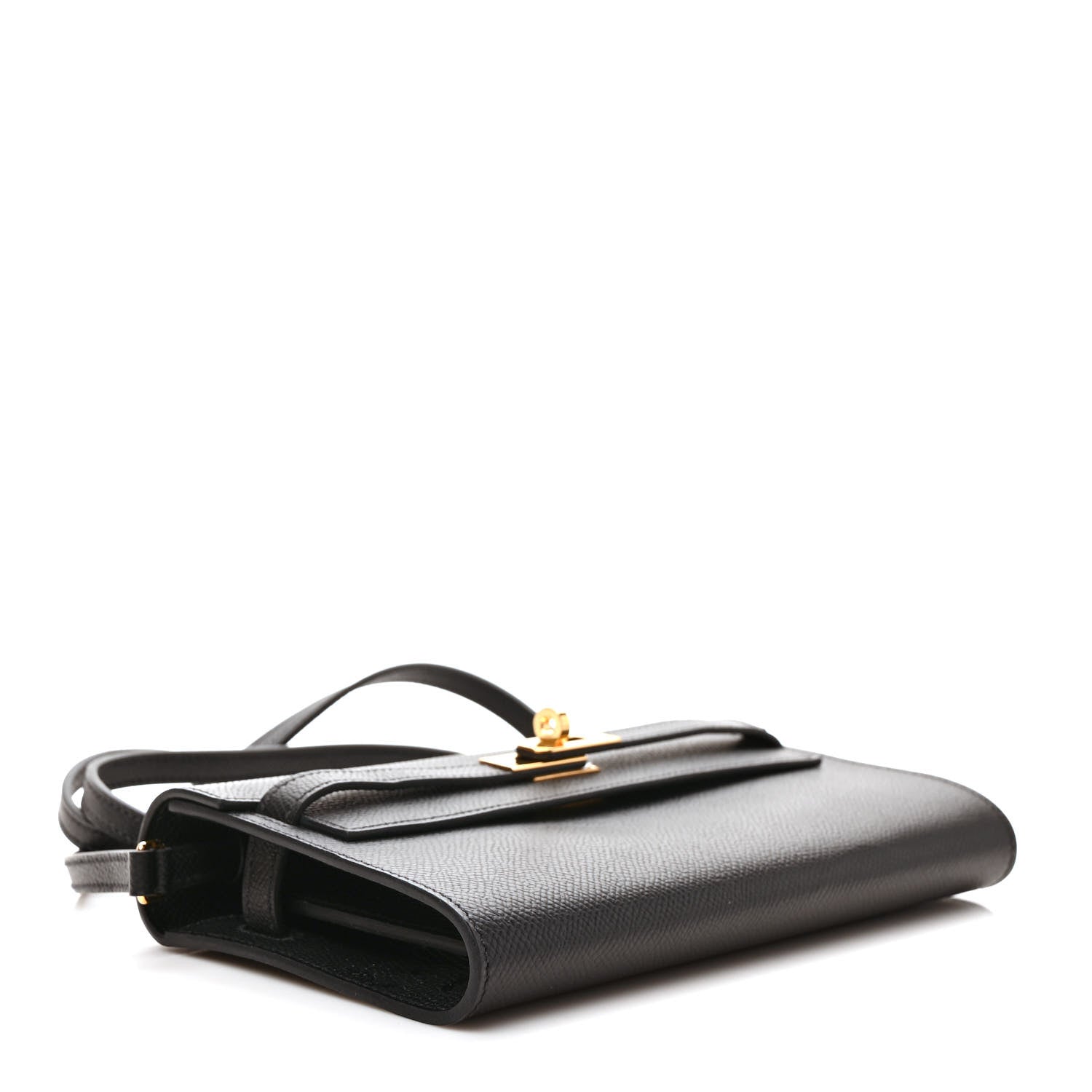 Hermes Epsom Kelly Wallet To Go Black 4 of 10
