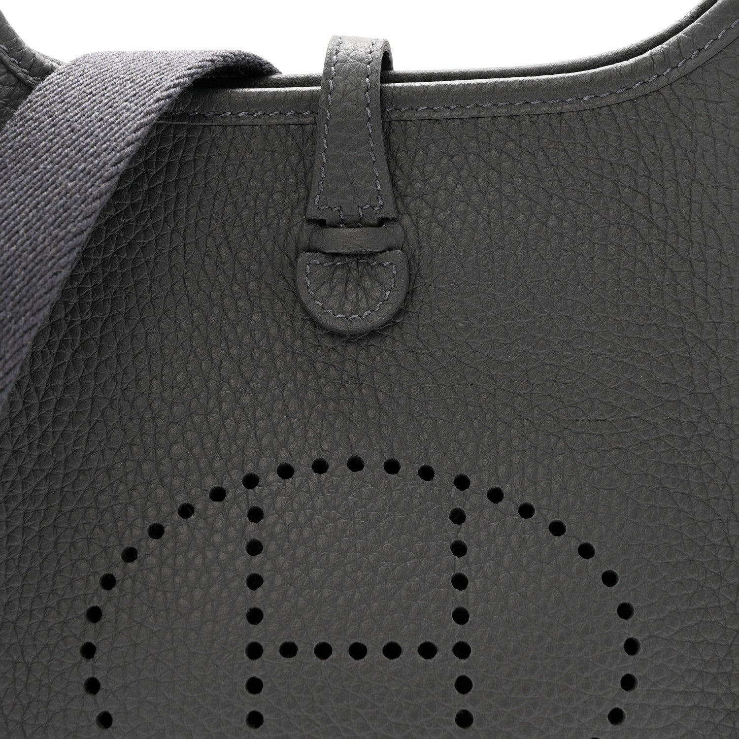 Hermes Taurillon Clemence Evelyne TPM Ardoise 8 of 11
