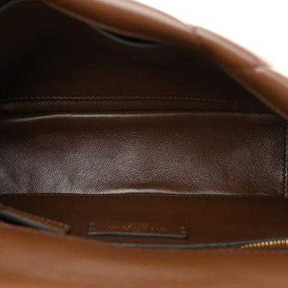 Valentino Garavani Nappa Roman Stud Shoulder Bag Teak Brown 5 of 12