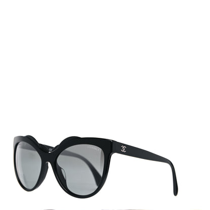 Chanel Acetate Cat Eye Sunglasses Black 1 of 7