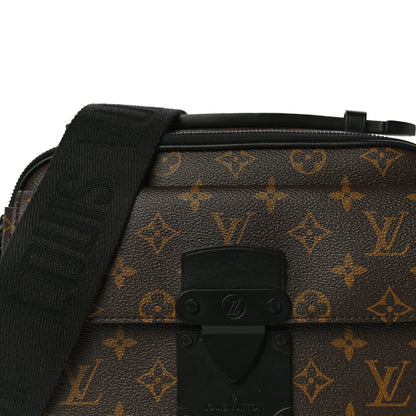Louis Vuitton Monogram Macassar S Lock Messenger 7 of 9