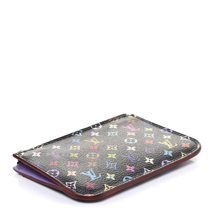 Louis Vuitton Monogram Multicolor Key Pouch Black Violet 4 of 8
