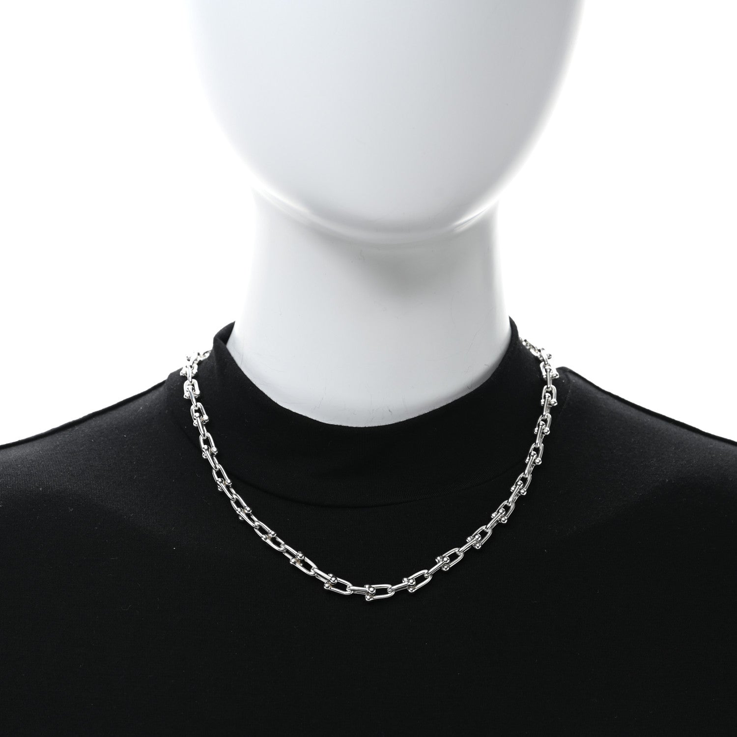 Tiffany Sterling Silver Small HardWear Link Necklace 2 of 4