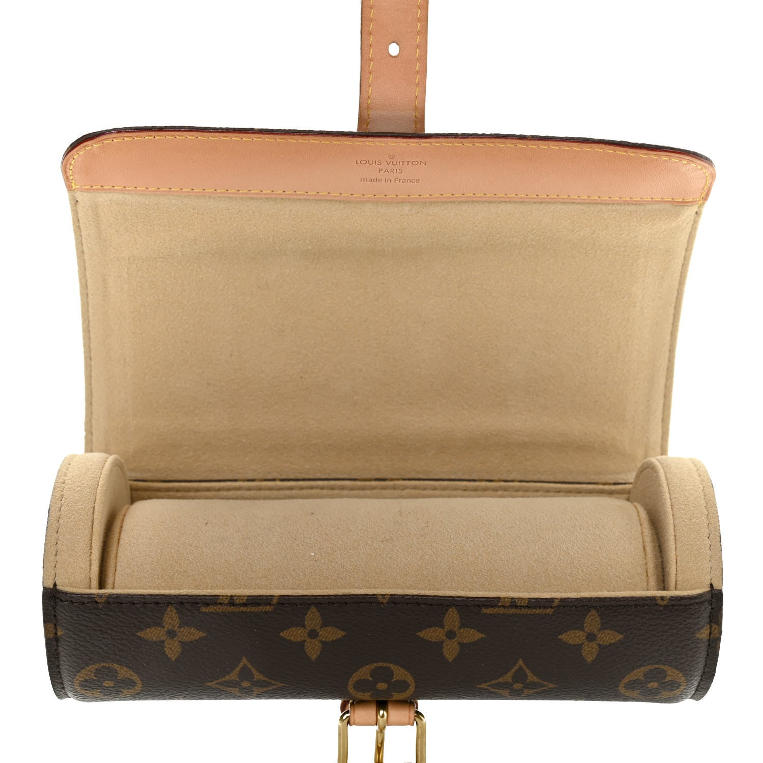 Louis Vuitton Monogram 3 Watch Travel Case 5 of 11