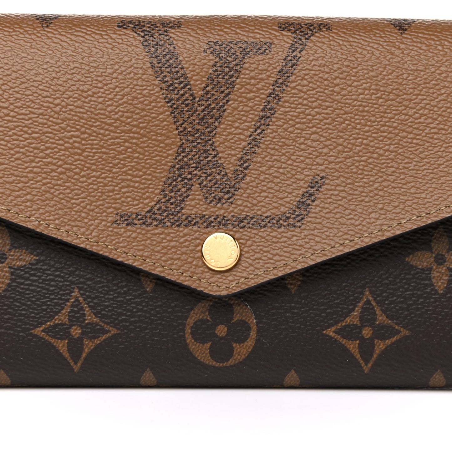 Reverse Monogram Giant Sarah Wallet