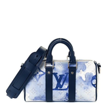 Louis Vuitton Monogram Watercolor Keepall XS Blue 1 of 10