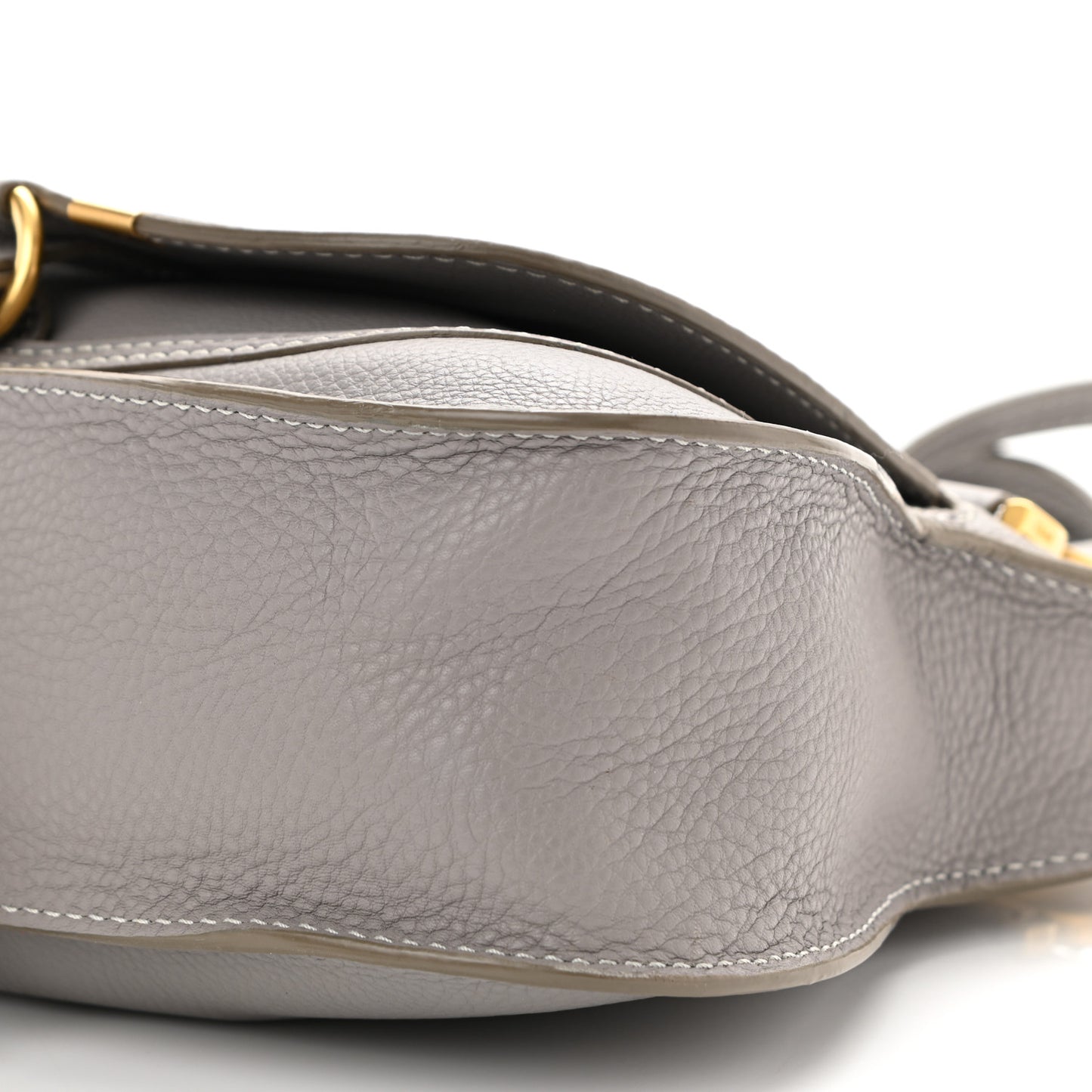Calfskin Small Marcie Satchel Cashmere Grey