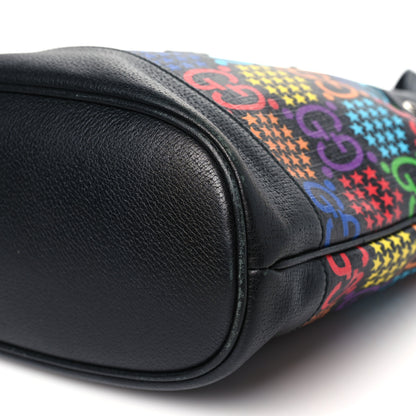Gucci GG Supreme Monogram Psychedelic Bucket Bag Black 10 of 11