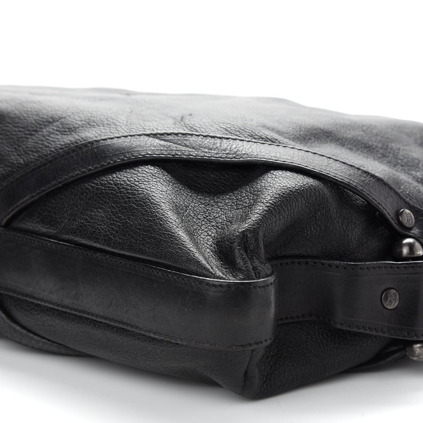 Prorsum Calfskin Hobo Bag Black