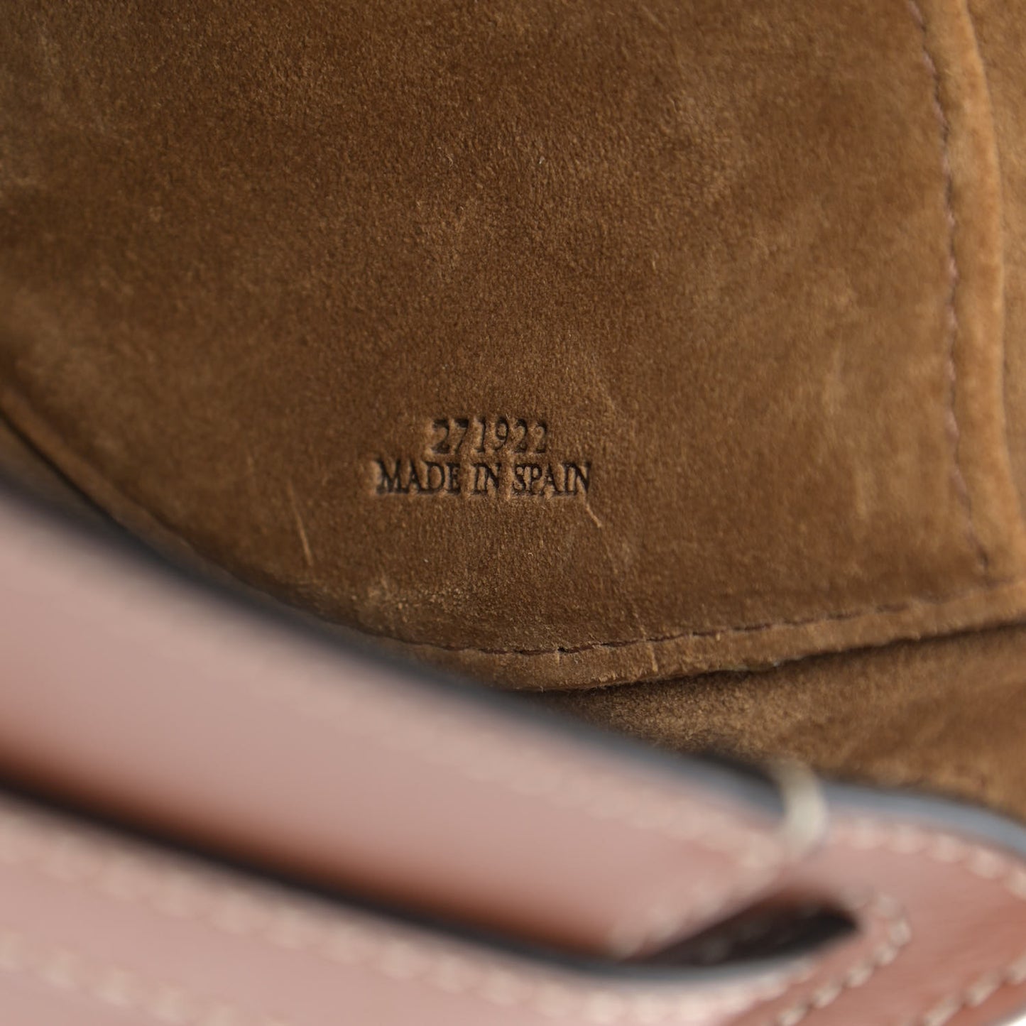 Calfskin Mini Gate Belt Bag Tan