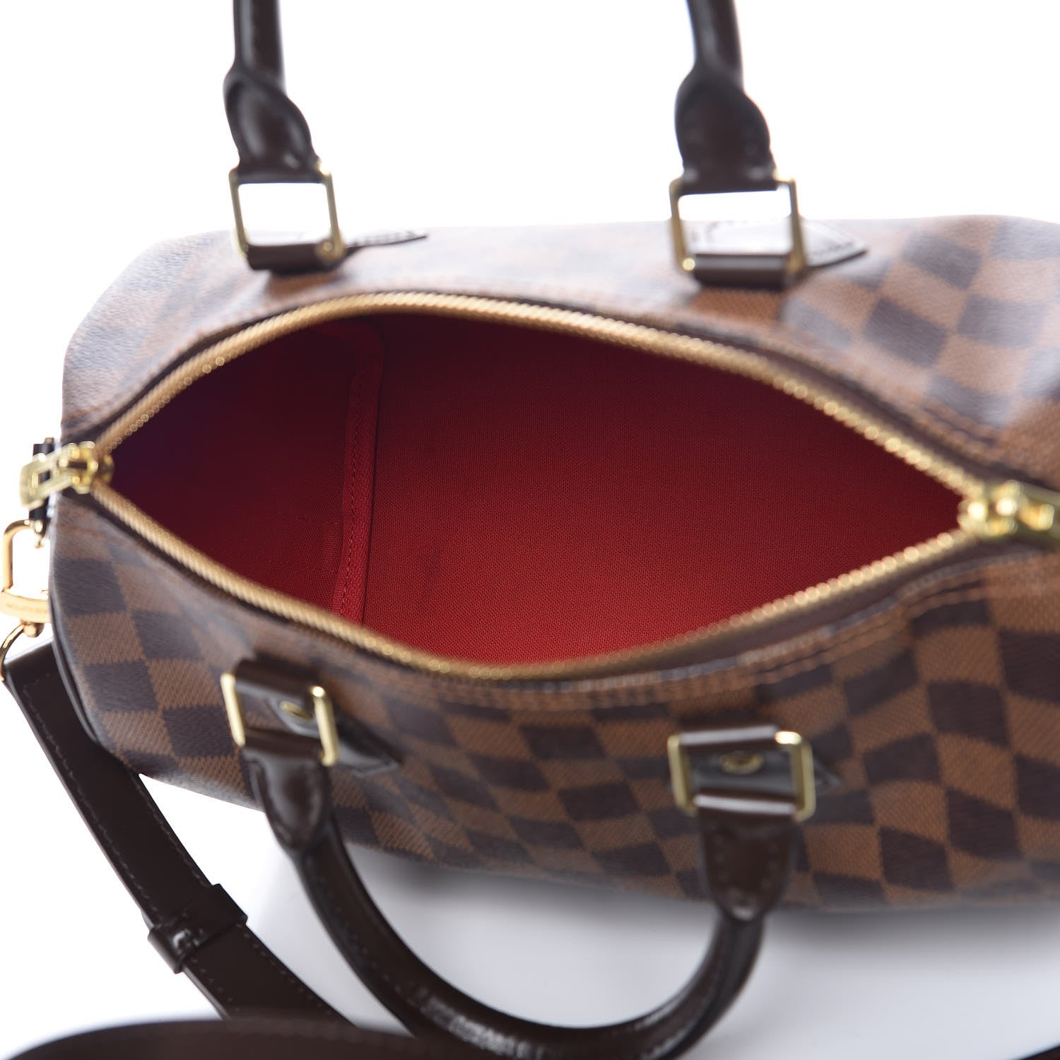 Louis Vuitton Damier Ebene Speedy Bandouliere 25 6 of 8