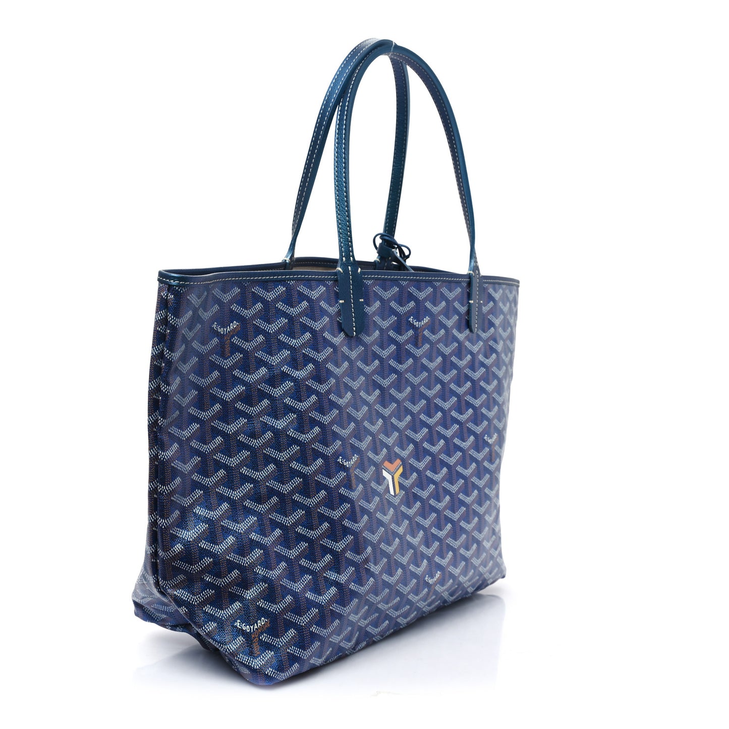 Iridescent Goyardine Saint Louis PM Pearly Blue