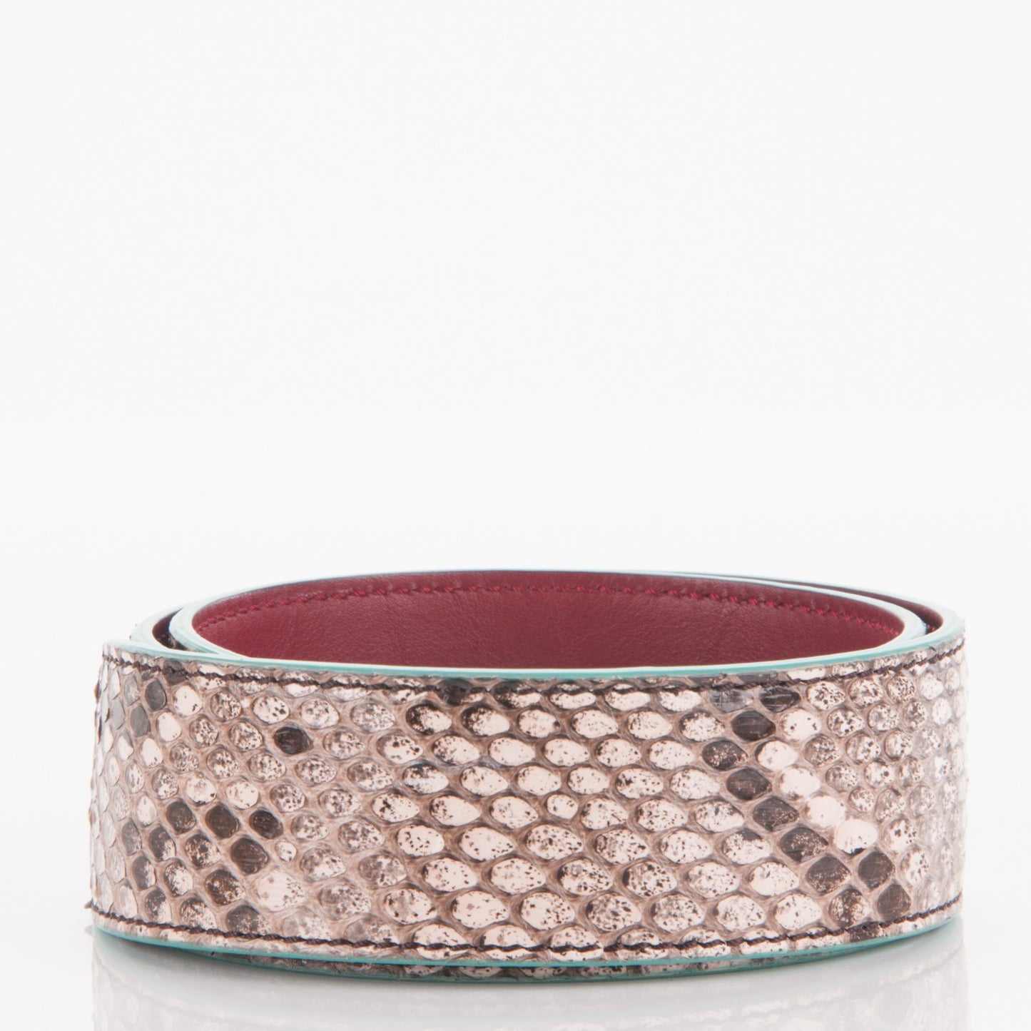 Shiny Python Vitello Dolce Strap You Cipria Ribes