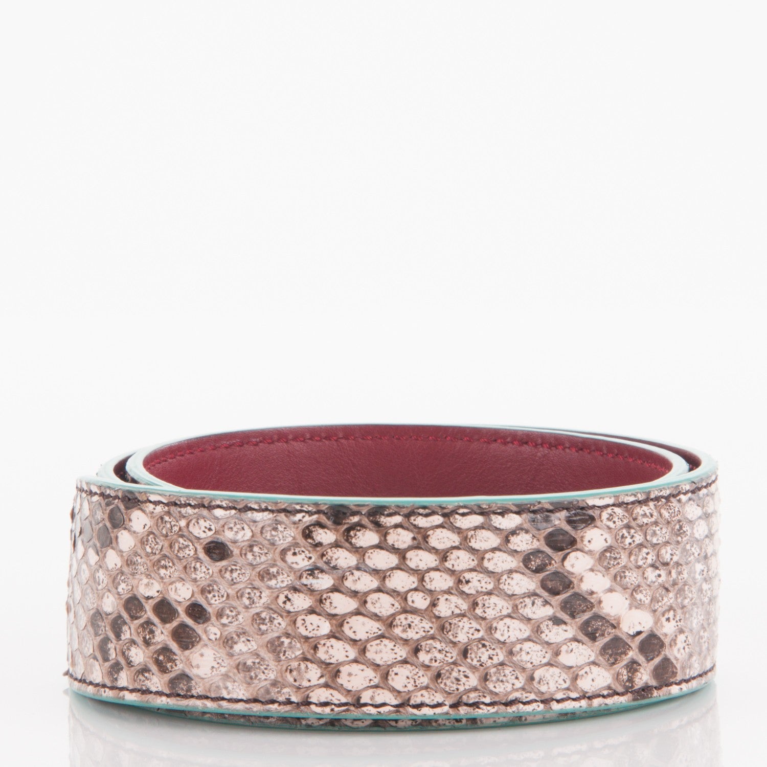 Fendi Shiny Python Vitello Dolce Strap You Cipria Ribes 3 of 4