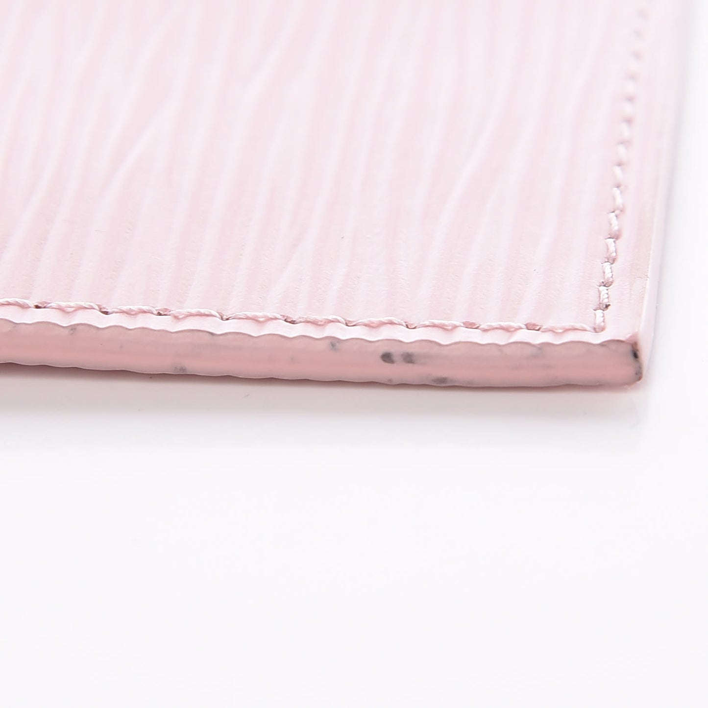 Epi Felicie Chain Wallet Zippered Insert Rose Ballerine