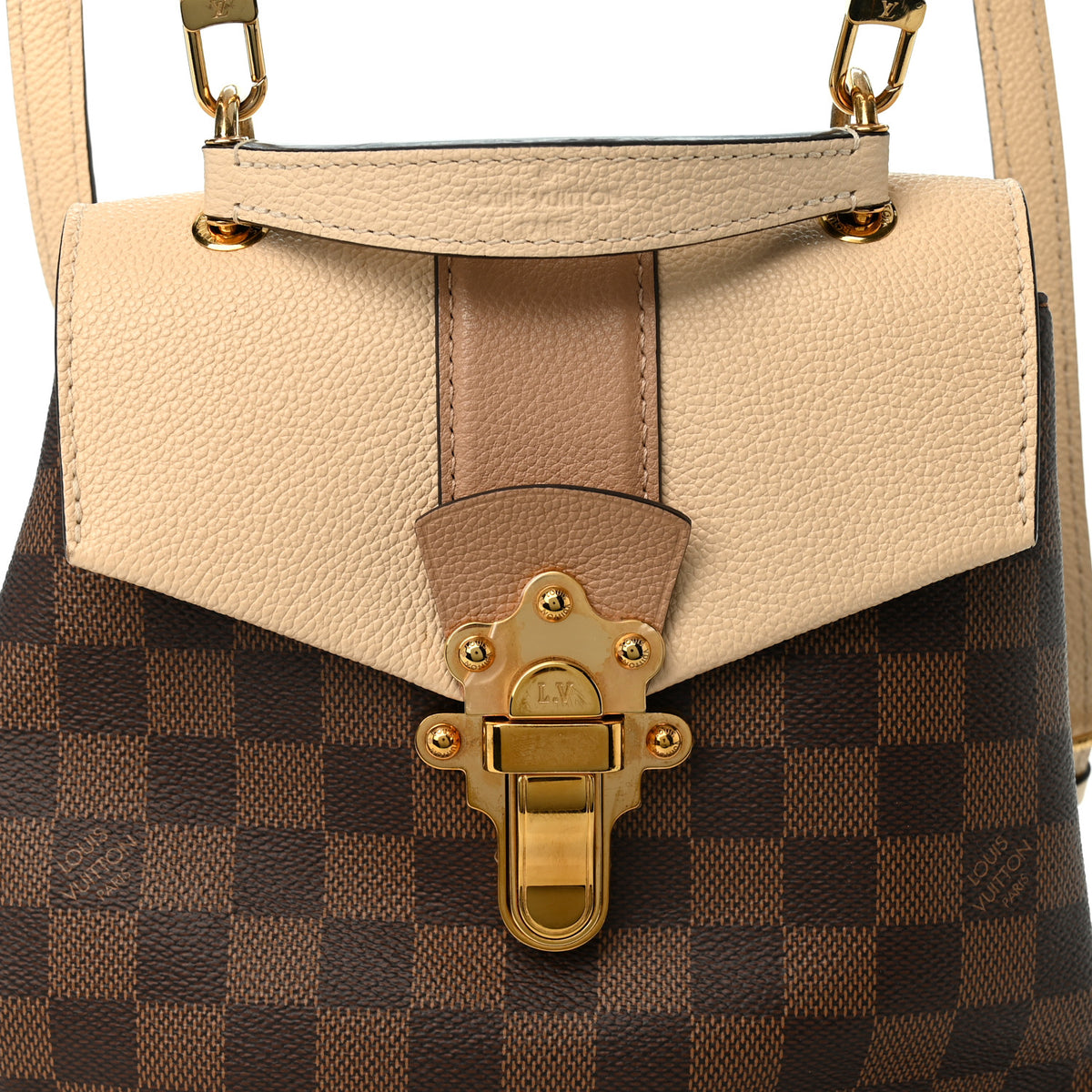 Louis Vuitton Damier Ebene Clapton Backpack Creme 8 of 10