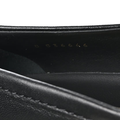 Chanel Lambskin Quilted CC Turnlock Loafers 38 Black 8 of 9
