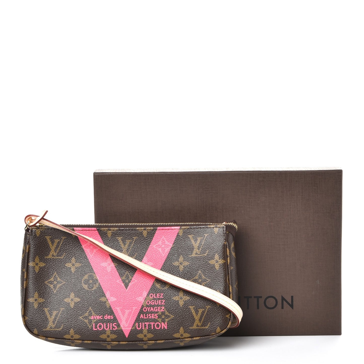 Monogram V Pochette Accessories Grenade