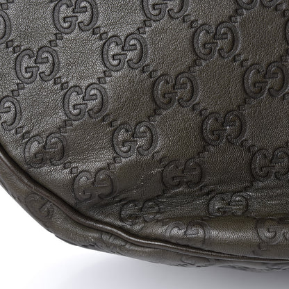 Gucci Guccissima Medium GG Twins Hobo Olive Green 15 of 15