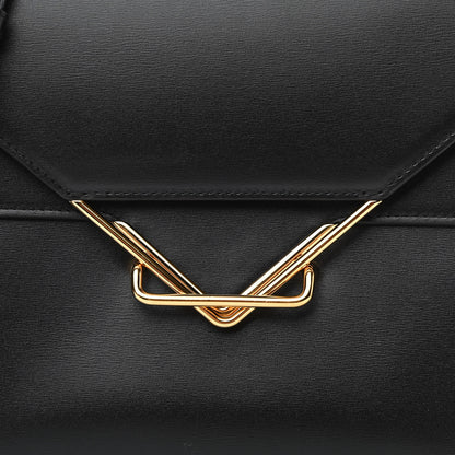 Bottega Veneta Box Calfskin Nappa Clip Bag Black 7 of 9
