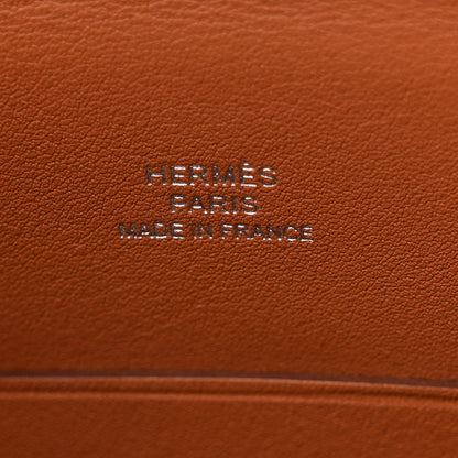 Hermes Barenia Faubourg Videpoches Fauve Gold 6 of 11