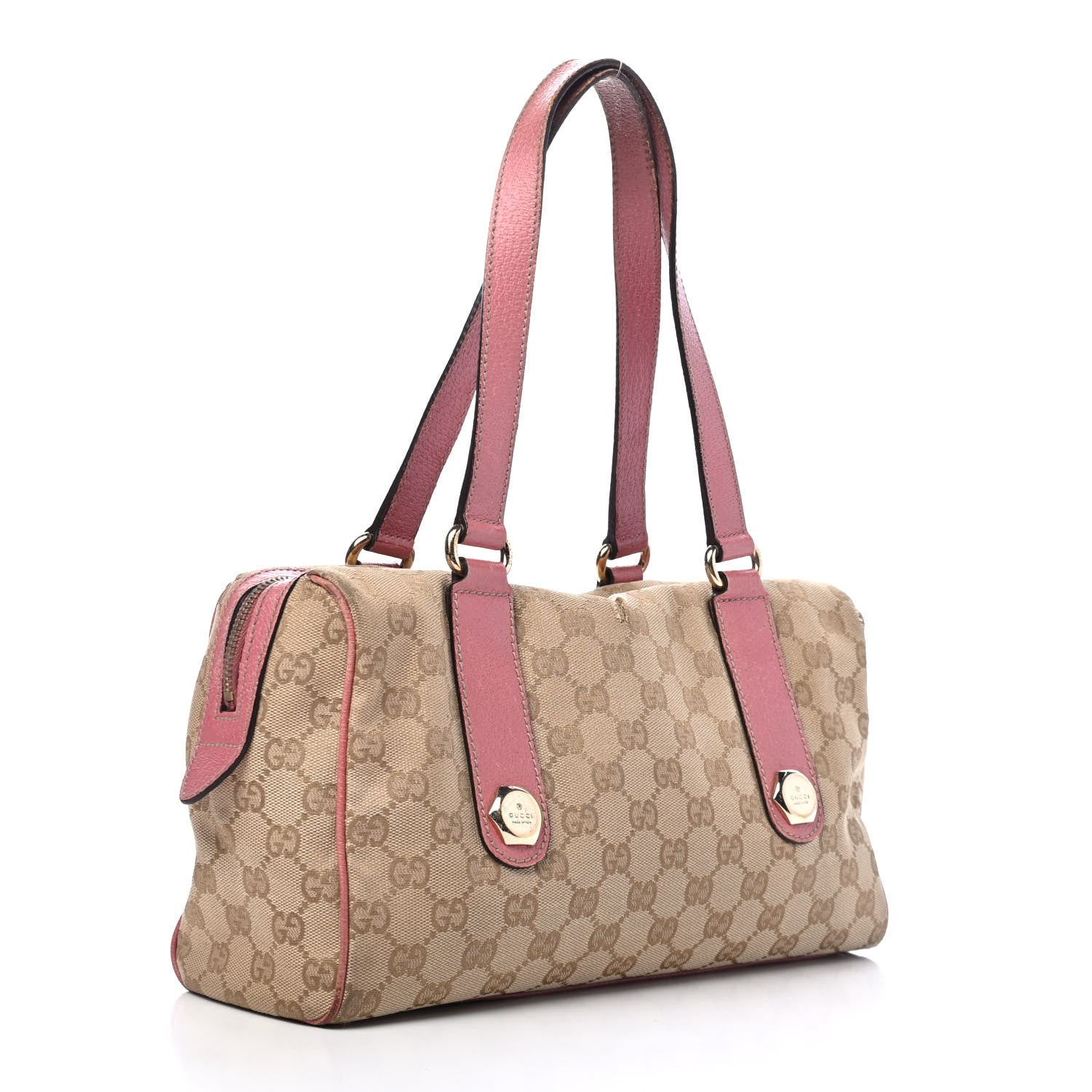 Gucci Monogram Small Charmy Boston Pink 2 of 5