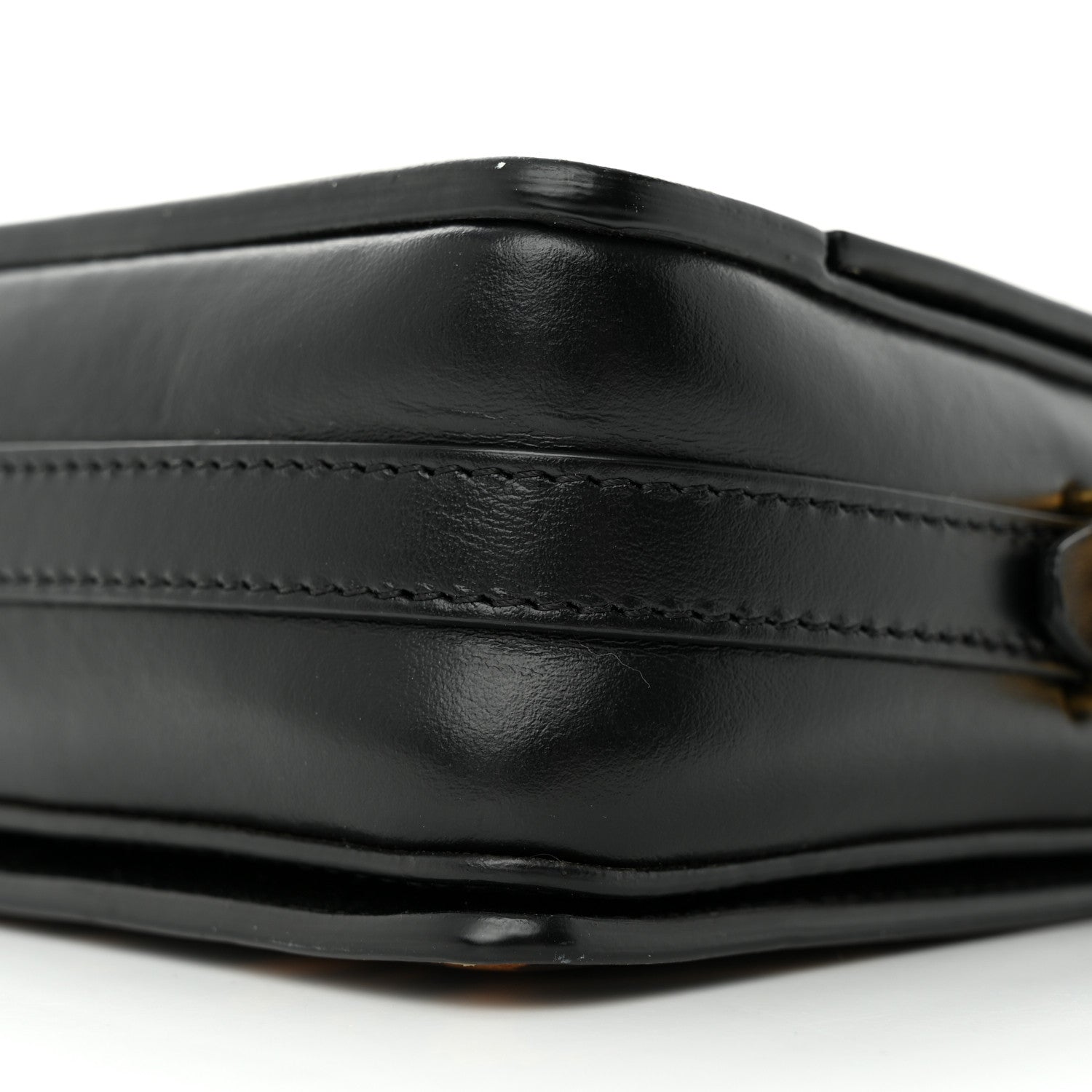 Burberry Calfskin Leopard Small Grace Bag Black 9 of 15