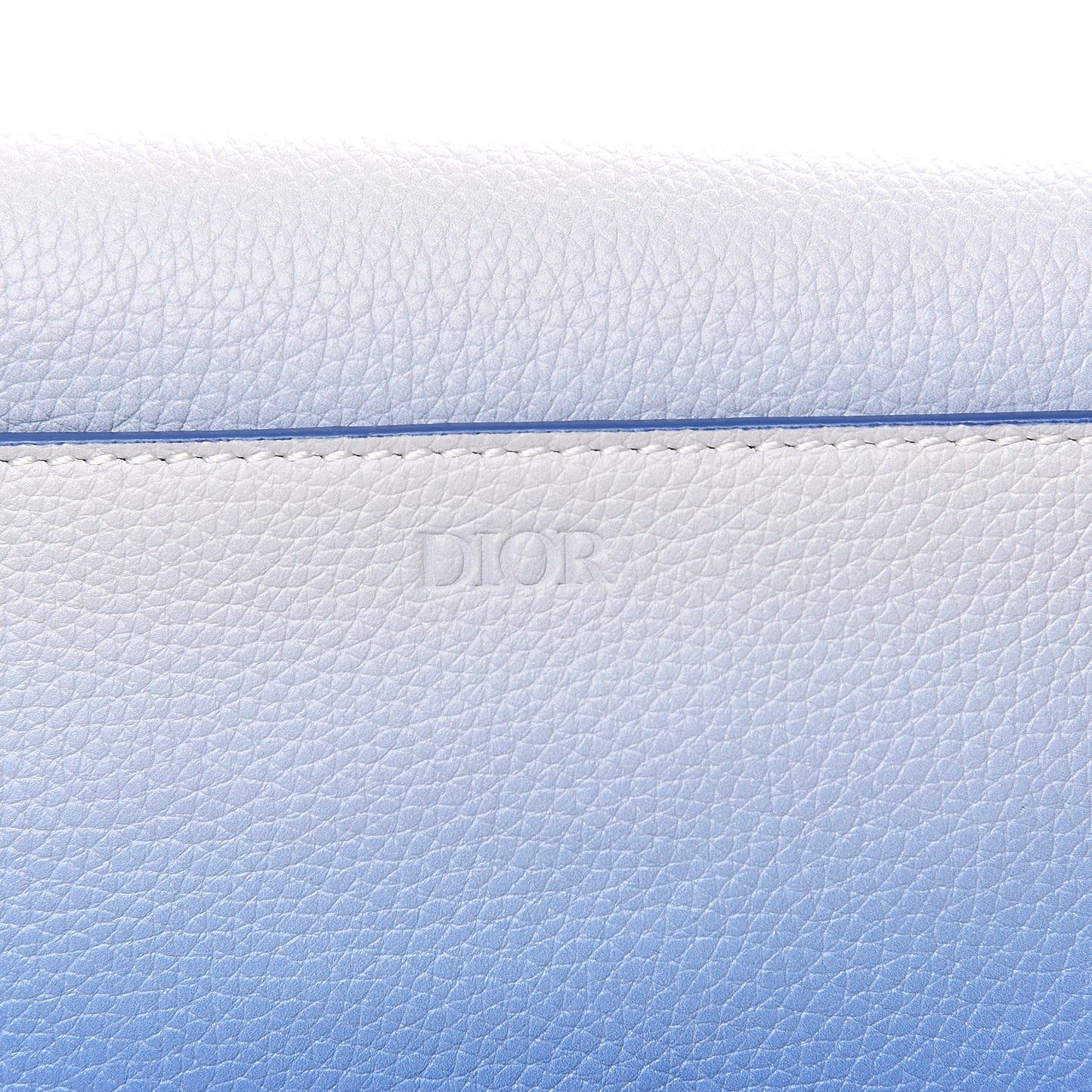 X KAWS Grained Calfskin Saddle Pouch