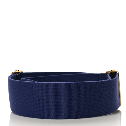 Hermes Toile Taurillon Clemence Shoulder Strap Bleu Encre 2 of 5