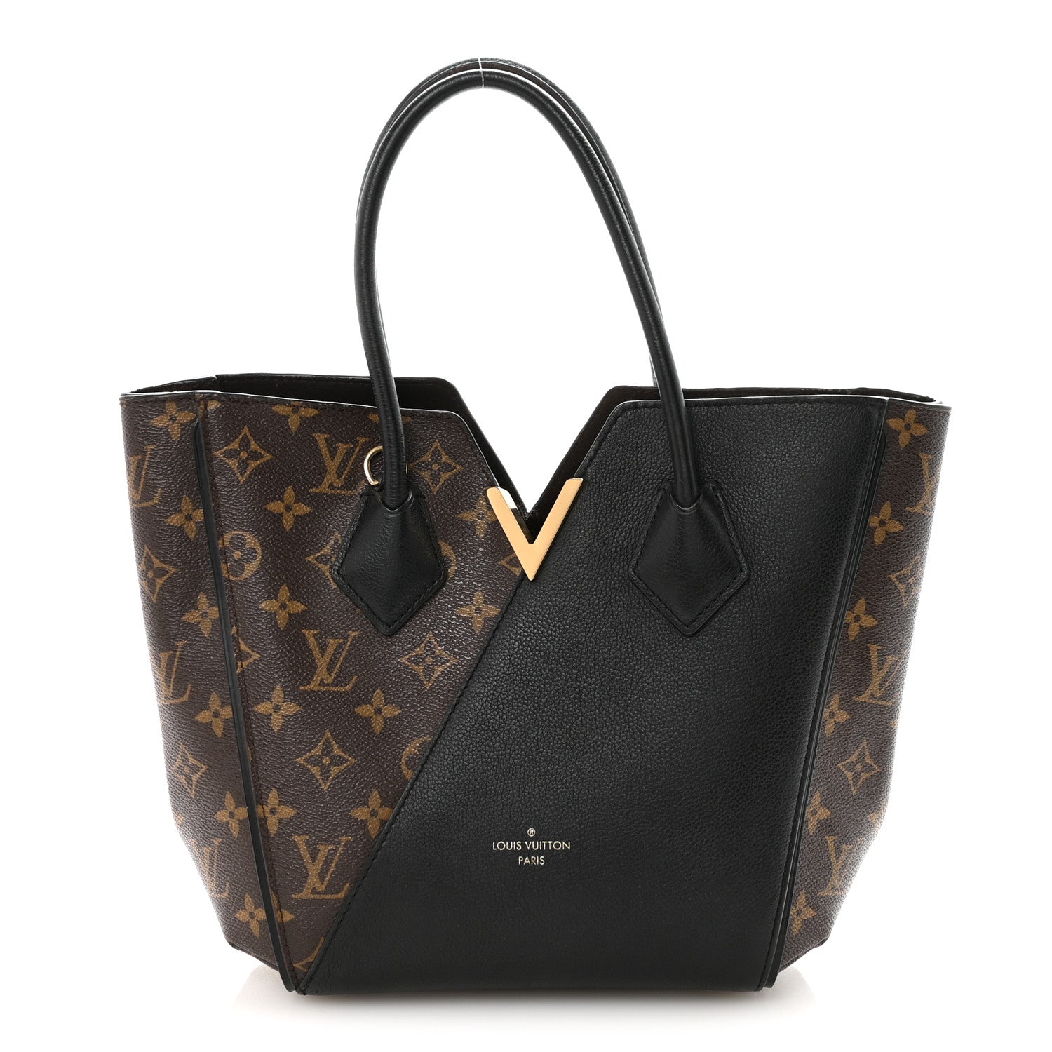 Louis Vuitton Calfskin Monogram Kimono Tote PM Black 1 of 9