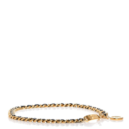 Chanel Lambskin Chain CC Medallion Belt Black Gold 1 of 6