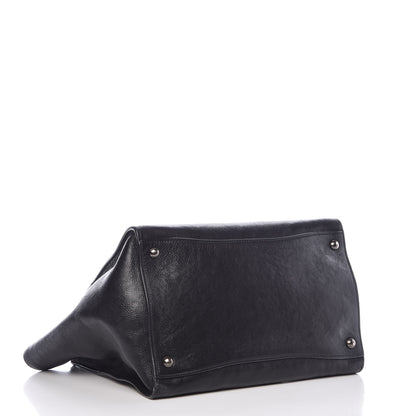 Prada Glace Calf Twin Pocket Tote Black 5 of 12