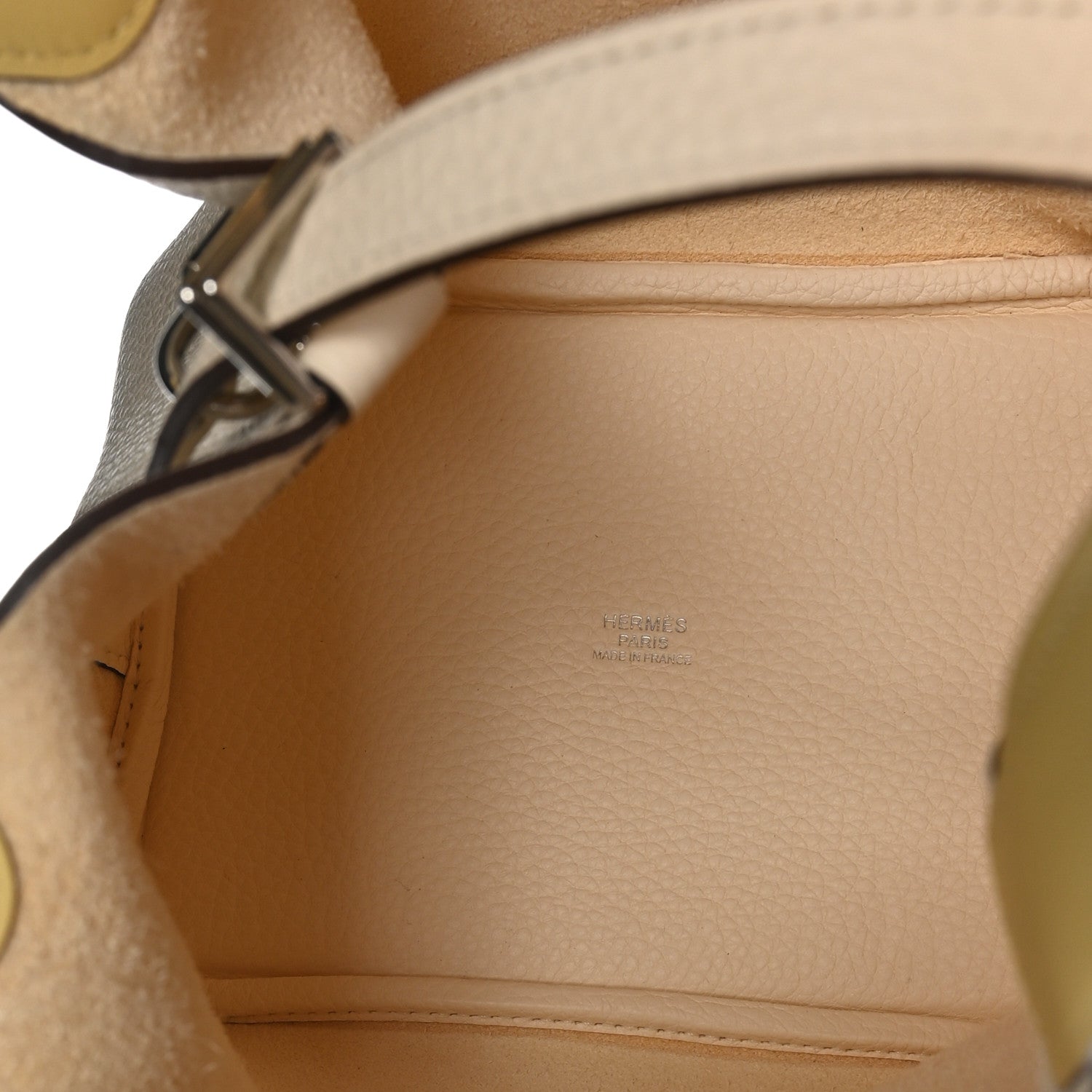 Hermes Taurillon Clemence Swift Eclat Picotin Lock 18 PM Nata Jaune Poussin 5 of 10