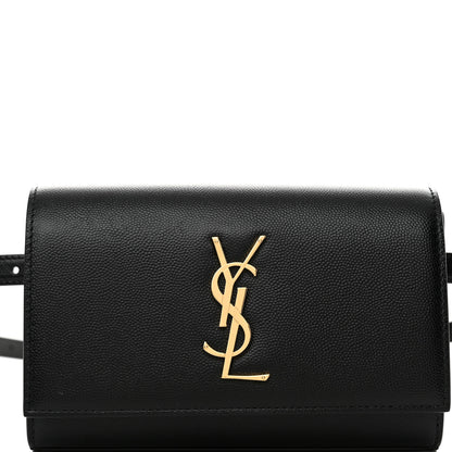 Saint Laurent Grain De Poudre Monogram Kate Belt Bag Black 7 of 11