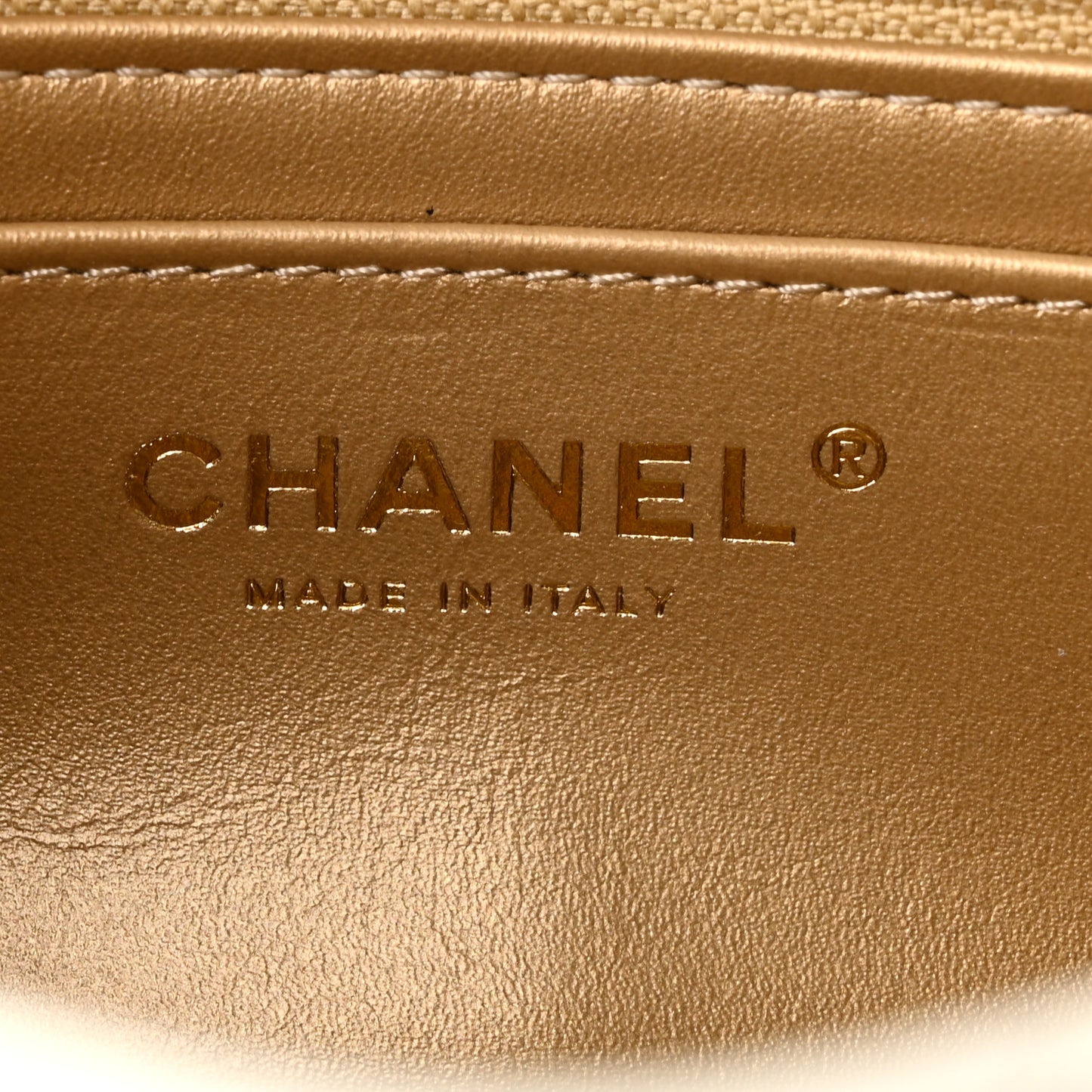 Lambskin Quilted Mini Rectangular Pearl Crush Flap White