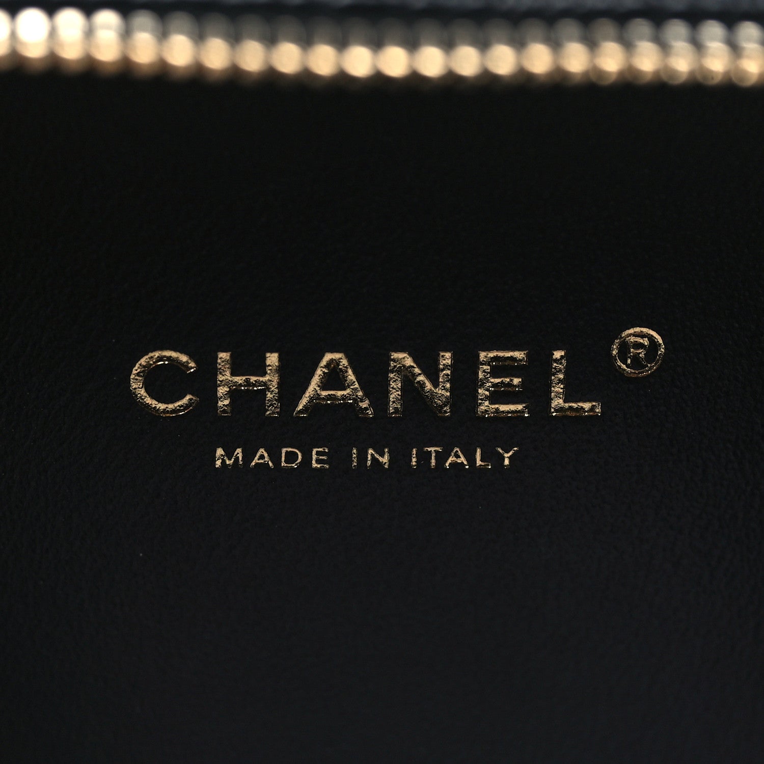 Chanel Caviar Quilted Small CC Filigree Vanity Case Black 6 of 10