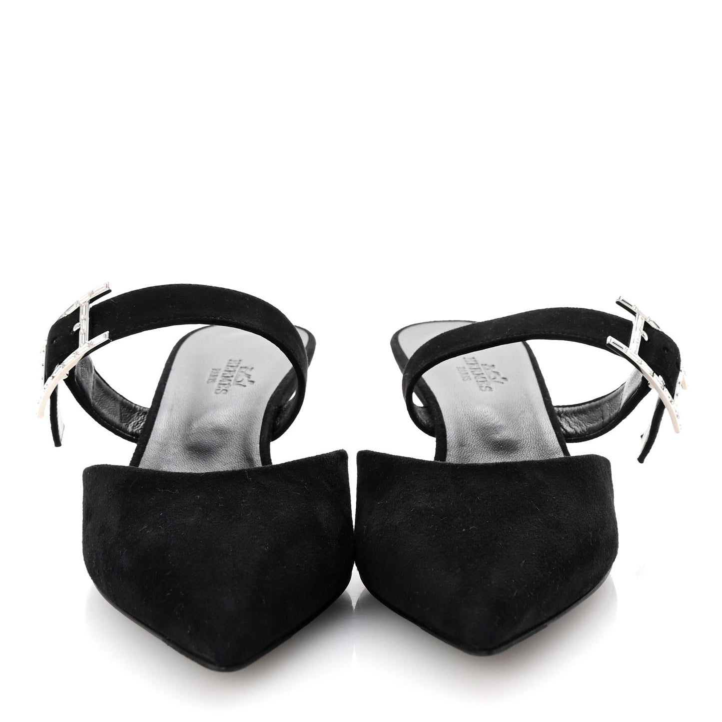 Suede Goatskin Blink Mules 37 Black