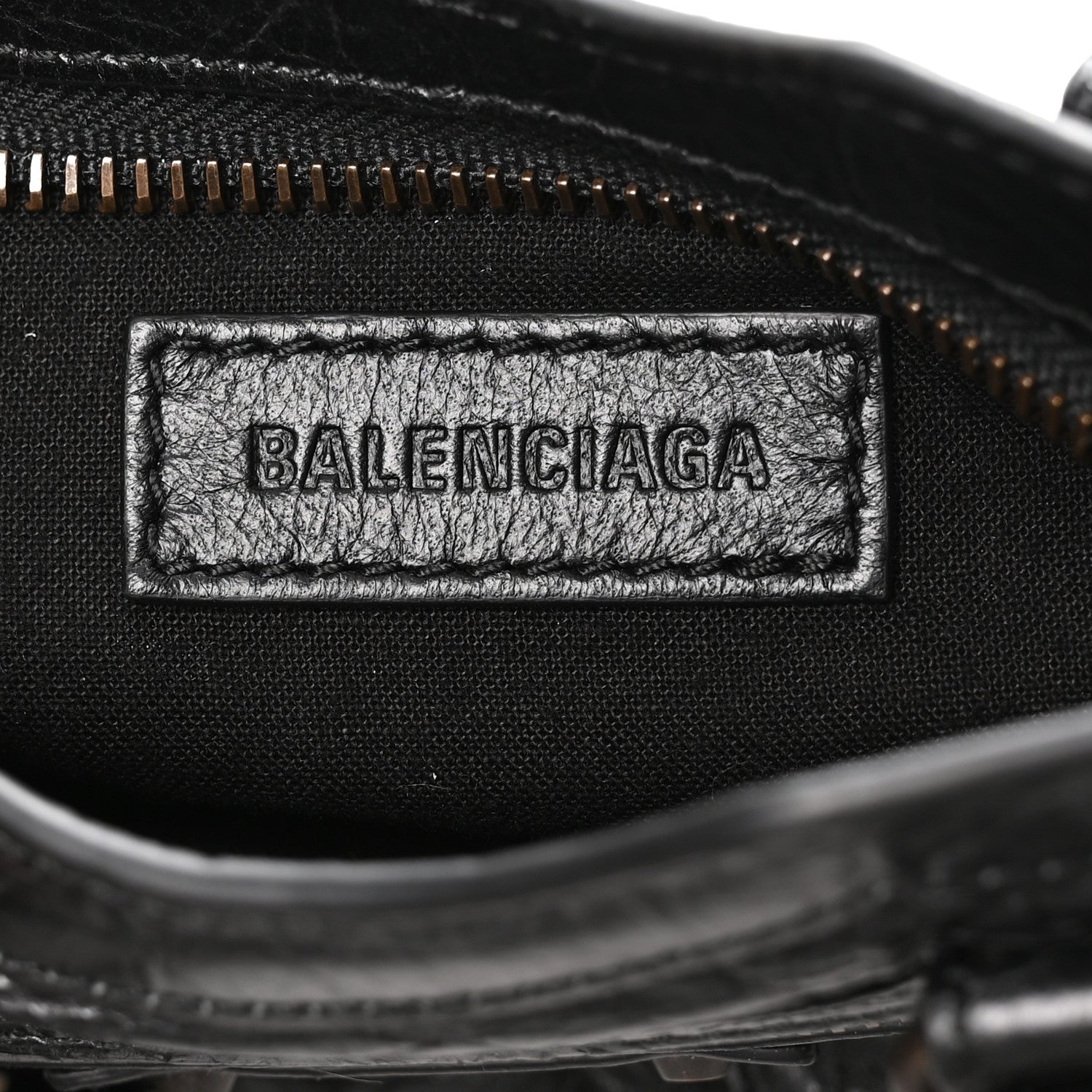 Balenciaga Agneau Arena Classic Hardware Nano Le City Black 6 of 10