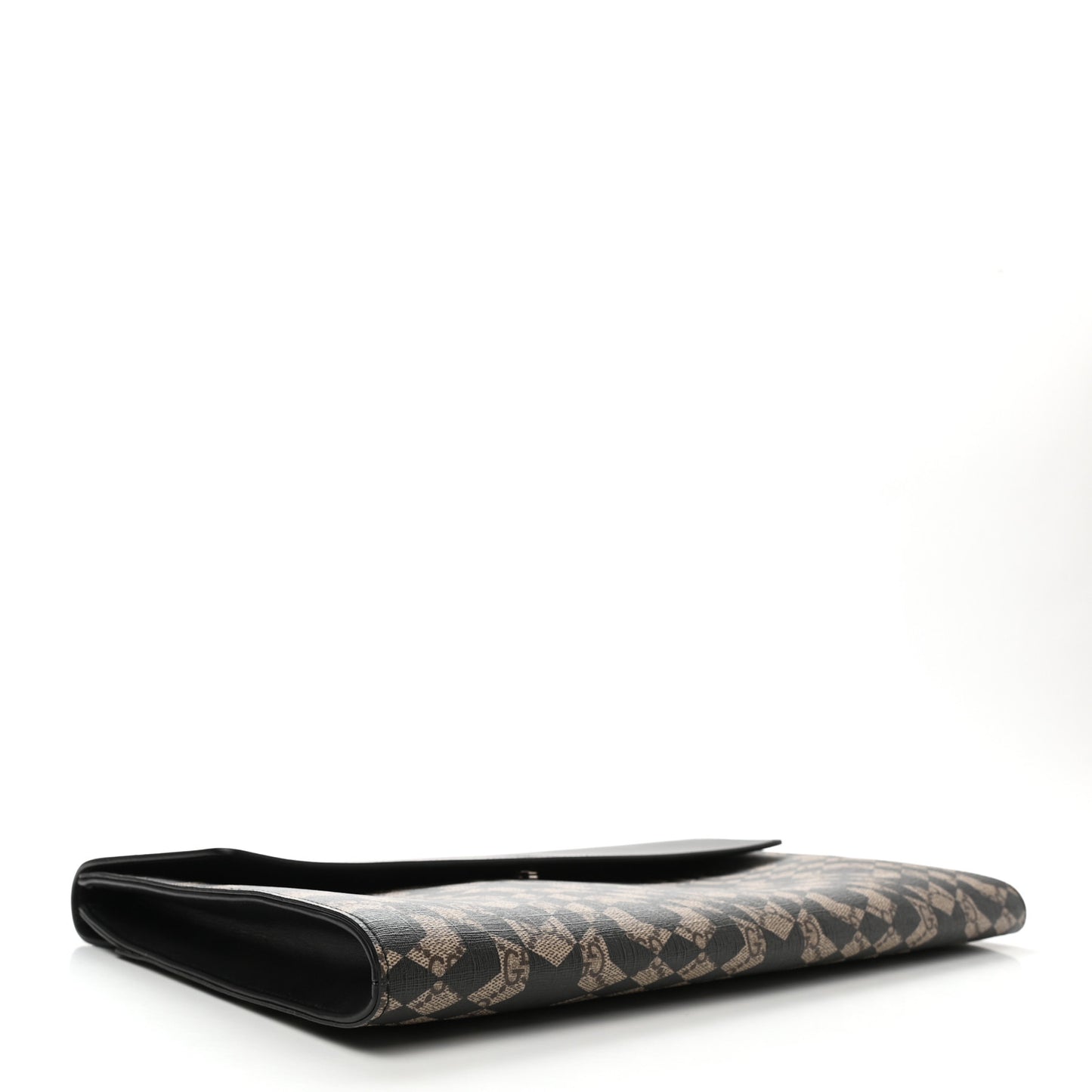 GG Supreme Monogram Caleido Print Clutch Black