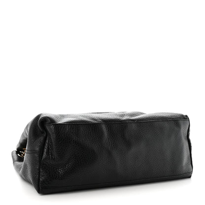 Gucci Pebbled Calfskin Medium Soho Chain Shoulder Bag Black 4 of 10