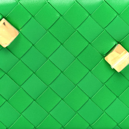 Bottega Veneta Nappa Intrecciato Studded Wallet On Strap Parakeet 8 of 10