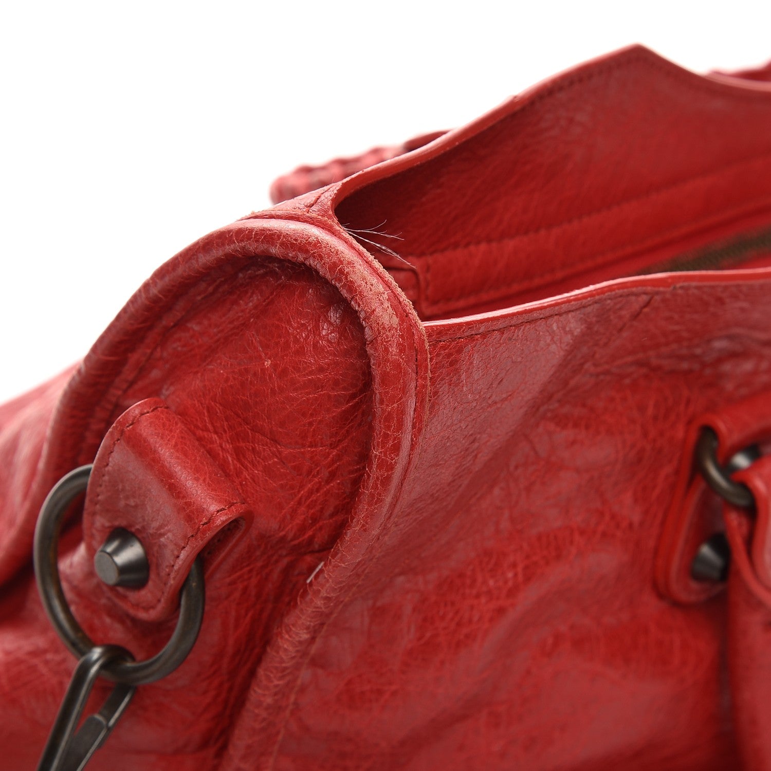 Balenciaga Agneau Classic Hardware City Rouge Cardinal 10 of 11